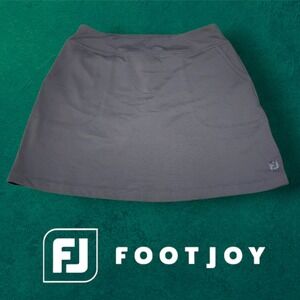 Footjoy Women's Golf Pickleball‎ Tennis Performance Knit Skort Charcoal Grey S